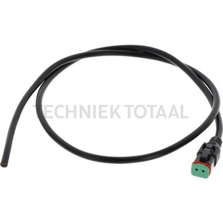GRANIT Kabel DEUTSCH DT-Stecker 2-polig, 0,5 mm², 2,0 m, rot / schwarz