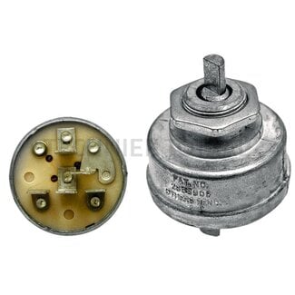 GRANIT Drehschalter Beleuchtung 0 - 1 - 2, 5 Flachstecker, Ø 17,5 mm