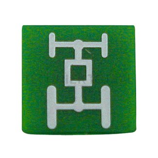GRANIT Symbol Allradantrieb grün Case IH 3210 - 4240, C 50 - CX 100