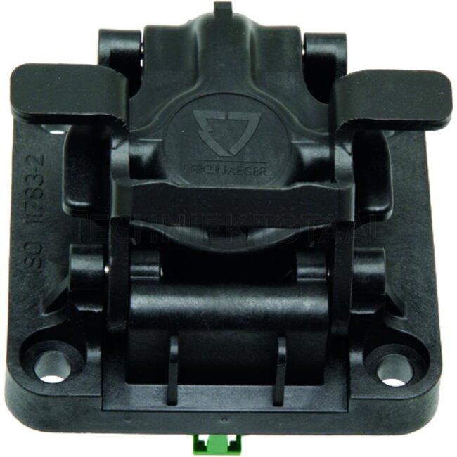 ERICH JAEGER Stekkerdoos 9P Isobus IBBC, 12 V, 86,5 x 91,5 x 80 mm, hoekig | 151232, H842970170010