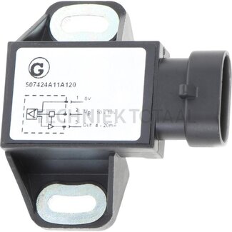 GRANIT Winkelsensor 120°, 10 - 30 V DC, 4 - 20 mA, IP67, Kugellager