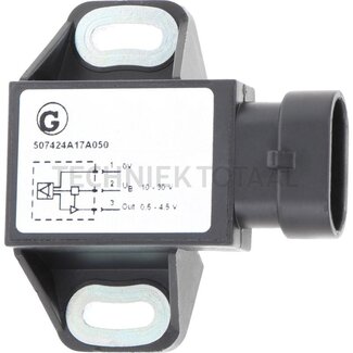GRANIT Hoeksensor 50°, 10 - 30 V DC, 0,5 - 4,5 V Massey Ferguson