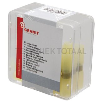 GRANIT Soldeerverbinding krimp 4,0 - 6,0 mm², Ø 6 mm, 42 mm, geel