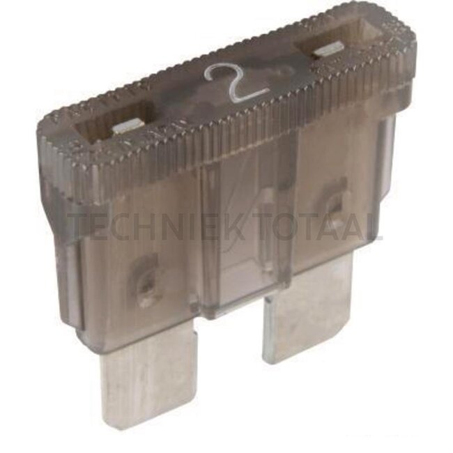 GRANIT Flachsicherung Standard 2 A, 32 V grau - 50 Stück