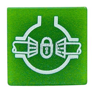 Symbol differential lock green Deutz-Fahr Agrotron 4.70 - 260