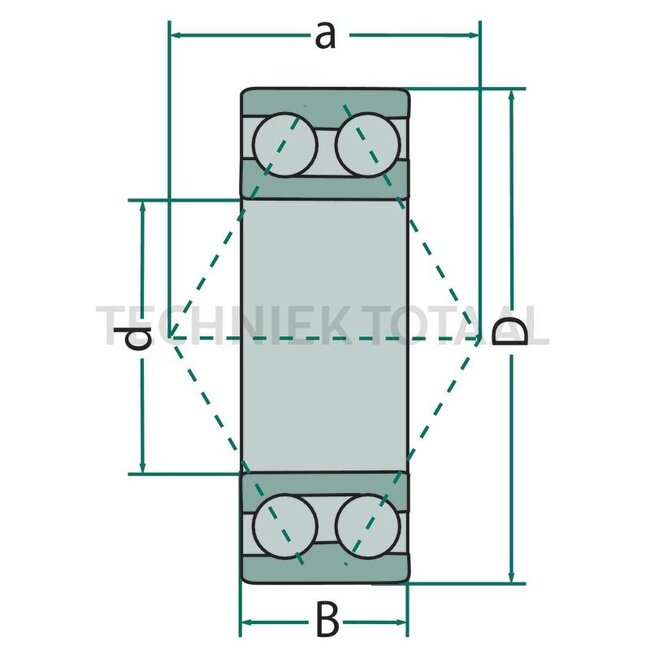 FAG Schrägkugellager Ø 50 x 90 mm, B 30,2 mm Fendt Farmer 250 - 280 | X610032601003, 070322252000002