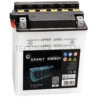 ENDURANCE ENERGY Batterie 12 V / 14 Ah, Kaltstart 140 A, 134 x 89 x 166 mm