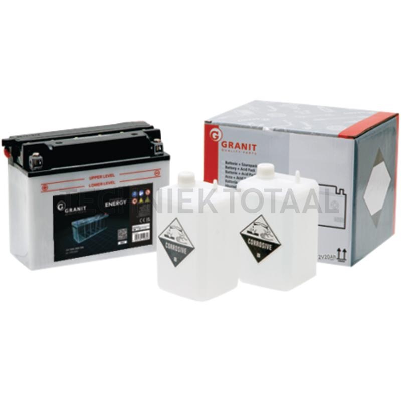 ENDURANCE ENERGY Accu 12 V / 20 Ah, koudstart 240 A, 205 x 90 x 162 mm | 550547