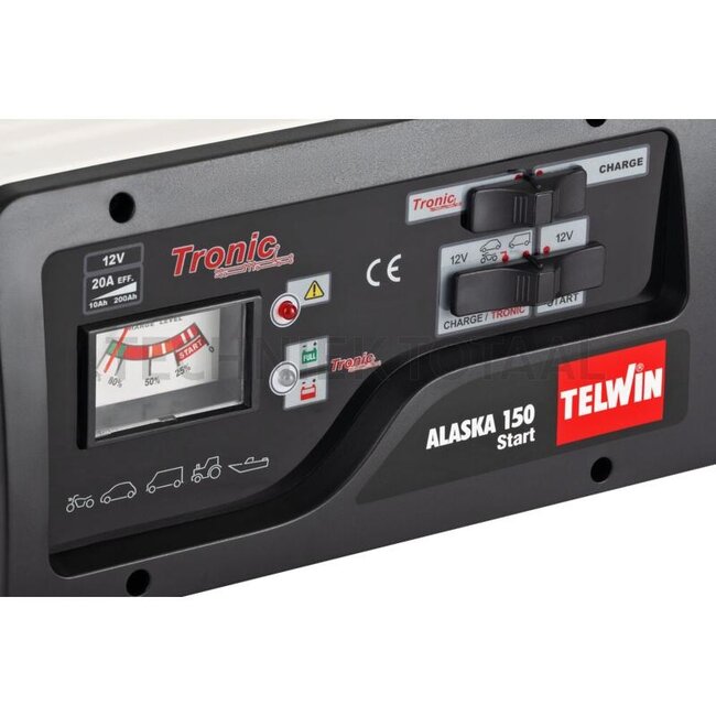Telwin Batterieladegerät "Alaska 150 Start" 12 V, 15 A, 10 - 200 Ah | 807576