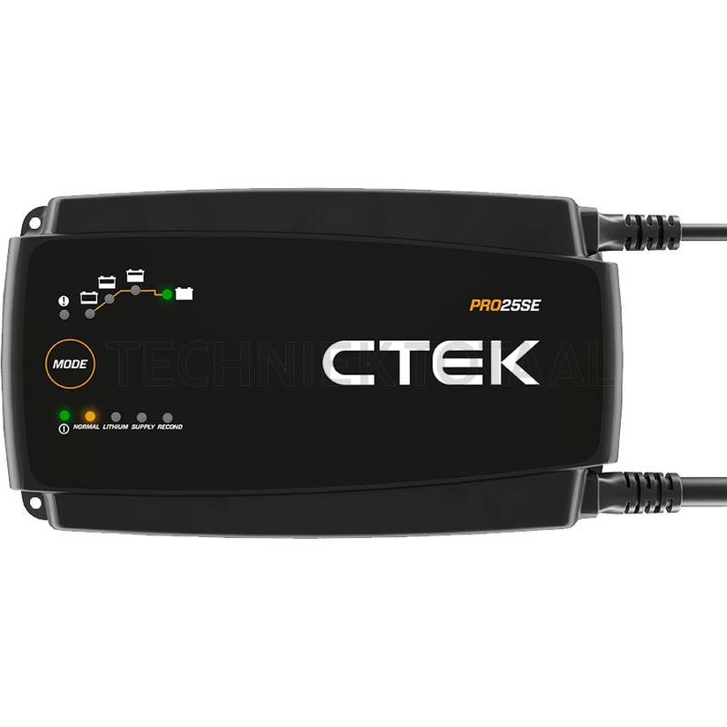 CTEK Acculader PRO25SE EU 12 / 24 V, 25 A, 40 - 500 Ah | 40-197