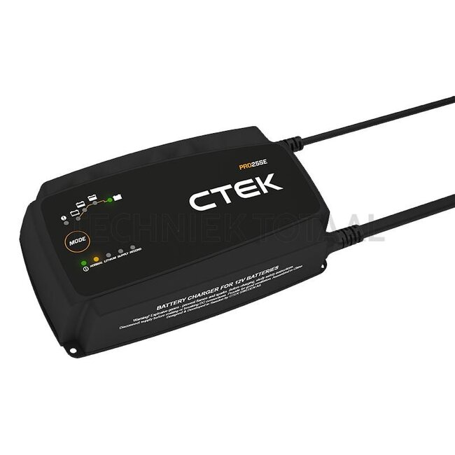 CTEK Ladegerät PRO25SE EU 12 / 24 V, 25 A, 40 - 500 Ah | 40-197
