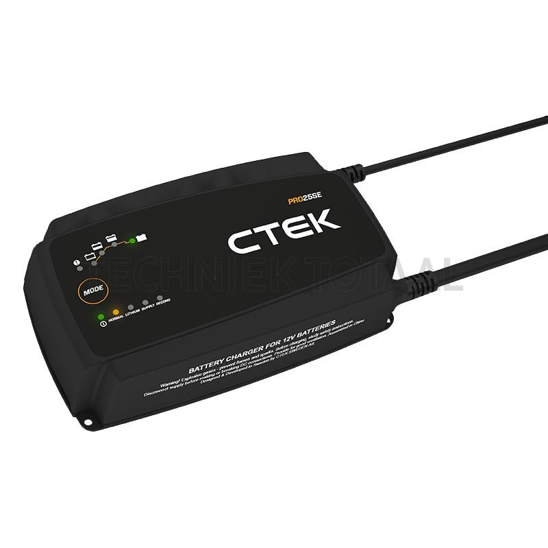 CTEK Acculader PRO25SE EU 12 / 24 V, 25 A, 40 - 500 Ah | 40-197, foto 2 van 6