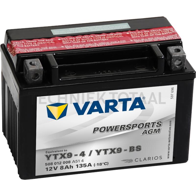 Varta Accu POWERSPORTS AGM 12 V, 8 Ah, 152 x 88 x 106 mm | 508012014 I314