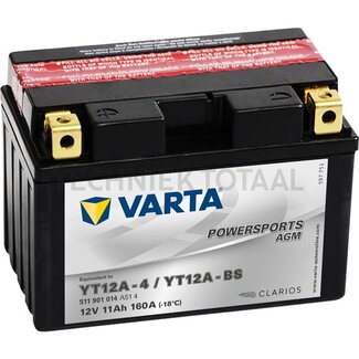 Varta Batterie POWERSPORTS AGM 12 V, 11 Ah, 150 x 88 x 105 mm, Polart Y5