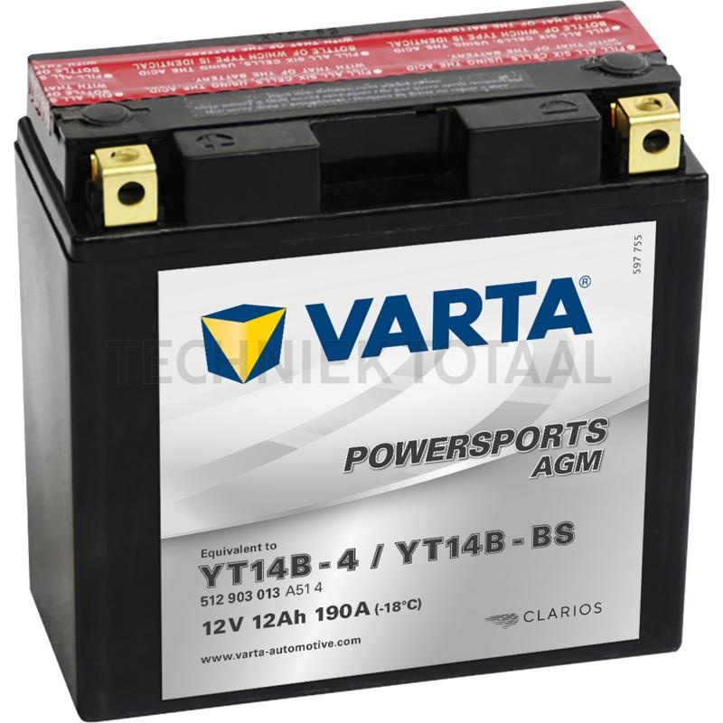 Varta Accu POWERSPORTS AGM 12 V, 12 Ah, 152 x 70 x 150 mm, pool Y11 | 682371