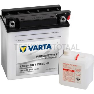 Varta Batterie POWERSPORTS Freshpack 12 V, 9 Ah, 85 A, 136 x 76 x 140 mm, Y6