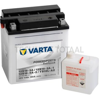 Varta Batterie POWERSPORTS Freshpack 12 V, 11 Ah, 150 A, 136 x 91 x 146 mm, Y8