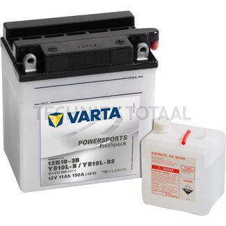 Varta Batterie POWERSPORTS Freshpack 12 V, 11 Ah, 150 A, 136 x 91 x 146 mm, Y6