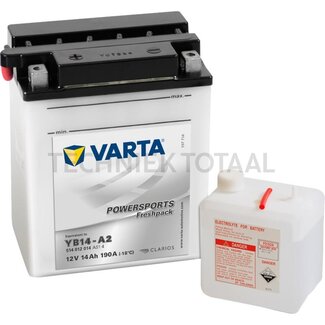 Varta Batterie POWERSPORTS Freshpack 12 V, 14 Ah, 190 A, 136 x 91 x 168 mm, Y8