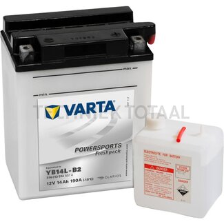 Varta Batterie POWERSPORTS Freshpack 12 V, 14 Ah, 190 A, 136 x 91 x 168 mm, Y8