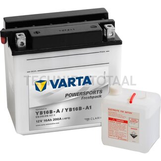 Varta Battery POWERSPORTS Freshpack 12 V, 16 Ah, 200 A, 160 x 90 x 161 mm, Y4