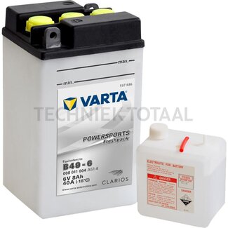 Varta Batterie POWERSPORTS Freshpack 6 V, 8 Ah, 91 x 83 x 160 mm