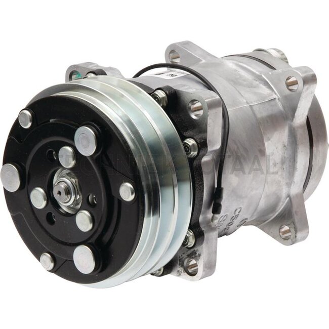 SANDEN Klimakompressor 12 V, Riemenscheibe Ø 132 mm, 2 Nuten | 5176185, 89508380, 9704118, 80450805, SD5H14-6631