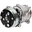 SANDEN Aircocompressor 12 V, poelie Ø 132 mm, 2 groeven | 5176185, 89508380, 9704118, 80450805, SD5H14-6631