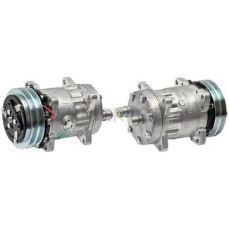 SANDEN Klimakompressor SD7H15 12 V, Riemenscheibe Ø 132 mm, 2 Nuten