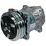 SANDEN Aircocompressor SD7H15 12 V, poelie Ø 132 mm, 2 groeven | 04437339, 04437339/10, SD7H15-8227, 060506146, 84018077