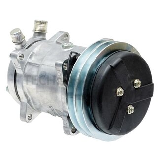 SANDEN Klimakompressor 12 V, R 134a, Riemenscheibe-Ø 152 mm, 2 Nuten