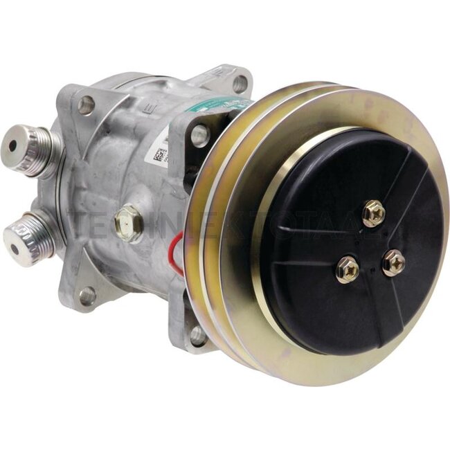 SANDEN Klimakompressor 12 V, Riemenscheibe Ø 152 mm, 2 Nuten Renault | 7700037805, SD7H15-7975