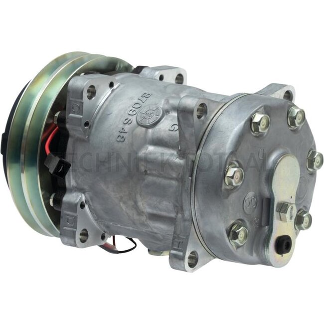 SANDEN Klimakompressor 12 V, Riemenscheibe Ø 140 mm, 2 Nuten Massey Ferguson | 3782613M2, SD7H15-8088, 3712528M2