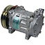 SANDEN Air conditioning compressor 12 V, pulley Ø 119 mm, 2 grooves, 200 ccm oil | 84316006, 5129685, 5165549, 51219592, SD7H15-8223