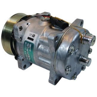 SANDEN Aircocompressor 12 V, Ø 119 mm, 8 groeven Case IH, Ford, New Holland