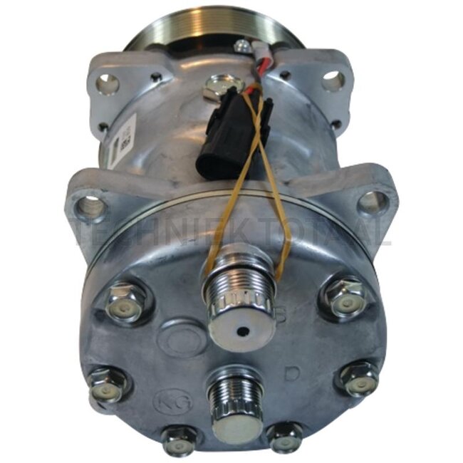 SANDEN Klimakompressor 12 V, Ø 119 mm, 8 Nuten Case IH, Ford, New Holland | SD7H15-8143, 84058795, 89824775