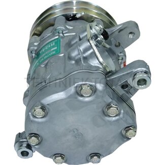 SANDEN Aircocompressor 12 V, Ø 115 mm, 2 groeven, 100 ccm
