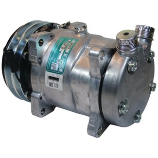 SANDEN Aircocompressor 12 V, Ø 132 mm, 2 groeven, 175 ccm
