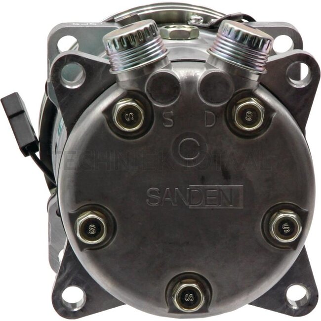 SANDEN Klimakompressor 12 V, Ø 132 mm, 2 Nuten, 175 ccm | 0.010.1318.4, 0.007.7198.4, SD5H14-6642, 5165548, 5165549