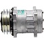 SANDEN Aircocompressor 12 V, poelie Ø 125 mm, 2 groeven | 5165549, 5165548, 51219592, SD7H15-8177, 84316006