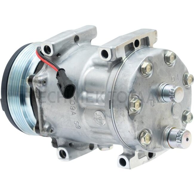 SANDEN Aircon compressor 12 V, pulley Ø 112 mm, 4 grooves, PV4, 190 ccm oil | 87519620, SD7H15-8279