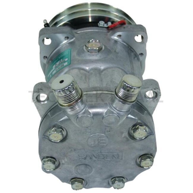 SANDEN Klimakompressor SD7H15 12 V, Riemenscheibe Ø 132 mm, 2 Nuten Valtra-Valmet | SD7H15-8220, V30789000, V32838600