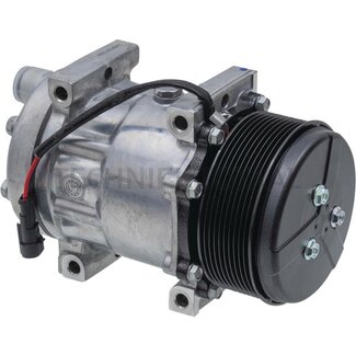 GRANIT Aircon compressor 12 V, Ø 119 mm, 10 grooves Case IH, New Holland, Steyr