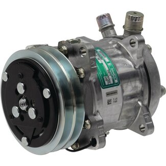 SANDEN Aircon compressor 12 V, R 134a, pulley-Ø 125 mm, 2 grooves