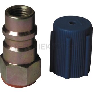 CGS Retrofit Fitting Niedrigedruck 1/4 SAE R134a mit ventielkern