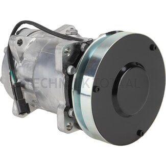 GRANIT Aircon compressor 24 V, R 134a, pulley-Ø 152,5 mm, 1 groove Caterpillar