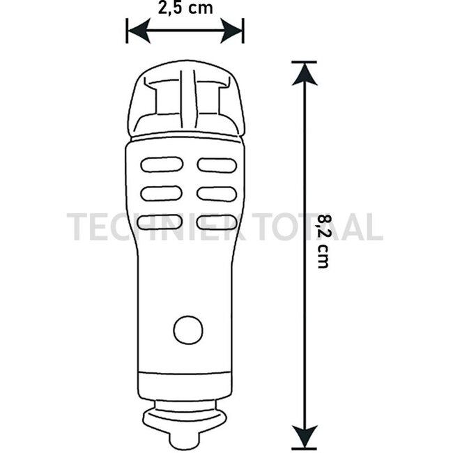 CGS Ozonreiniger 12 V, 0,6 W, lengte 84 mm, Ø 25 mm | IFC-34816
