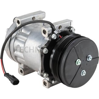 GRANIT Aircocompressor 12 V, poelie Ø 112 mm, 4 groeven, 190 ccm olie
