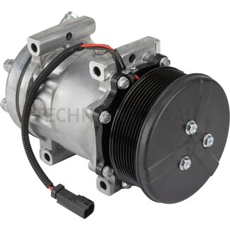 GRANIT Klimakompressor 12 V, Riemenscheibe Ø 120 mm, 8 Nuten JCB