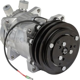 GRANIT Aircon compressor 12 V, pulley Ø 132 mm, 2 grooves, 135 ccm oil